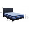 Faux Leather Bed LB1162