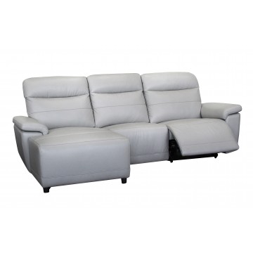 3 Seater L-Shape Sofa Set SFL1277 (Half Leather)