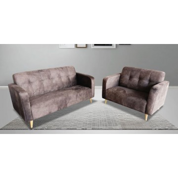3/2 Seater Fabric Sofa With Stool Set FSF1100A (Available in 2 colors)