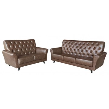Faux Leather 2/3 Seater Sofa Set SFL1290 (Available in 2 colors)