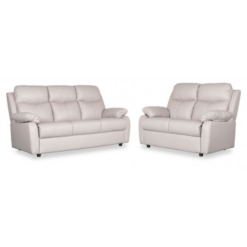 2/3 Seater Sofa Set SFL1296 Half Leather (Available in 2 colors)