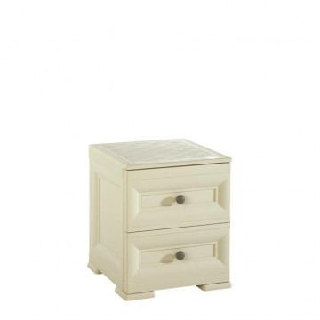Tontarelli - Bedside Table 2 Drawers