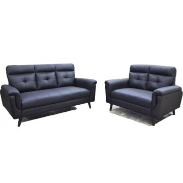 Verona 2/3 Seater Sofa Set (Half Leather)  2 Years Warranty