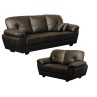 > Sofa - Faux Leather Sofa
