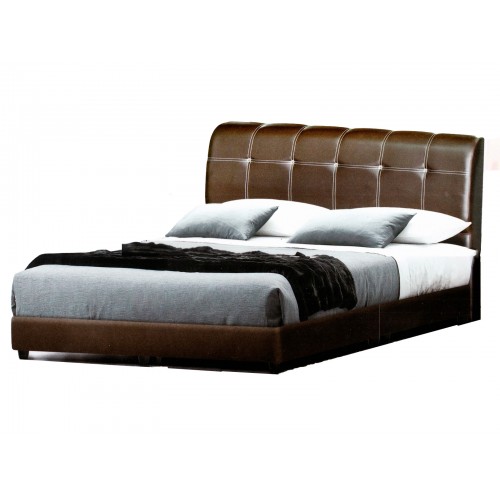 > Faux Leather Beds
