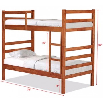 Double Deck Bunk Bed DD1032A (Available in 3 Colors)